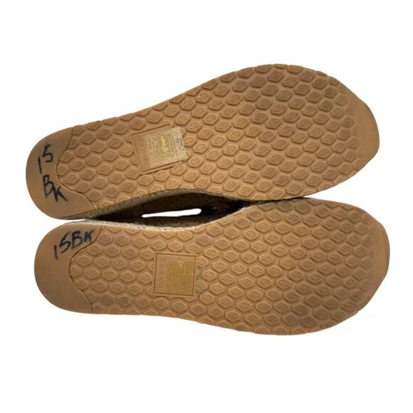 Dolce Vita Jhenee Leather Perforated Chunky Chain Espadrille Perf Women's sz 8.5 - Picture 8 of 11